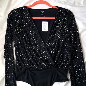 Windsor rhinestone bodysuit